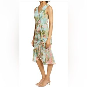 Floral Chiffon Dress NWT. Never worn.